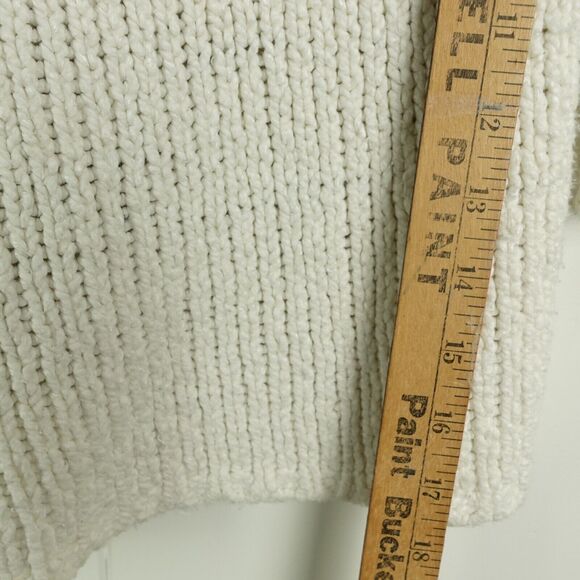 Coldwater Creek Chunky Knit Turtleneck Sweater Womens Size Small White MiUSA - Picture 8 of 12